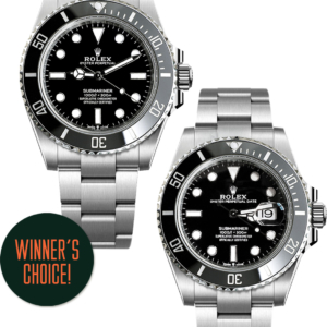 Rolex Submariner or Submariner-Date, winner's choice!