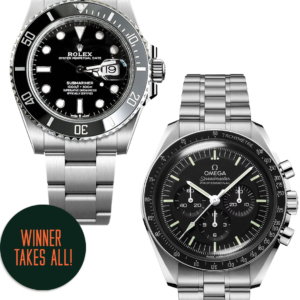 Rolex Submariner-Date + OMEGA Speedmaster Professional, Winner takes all!