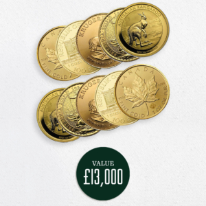 FIVE Ounces of Assorted Gold Coins, value £13,000