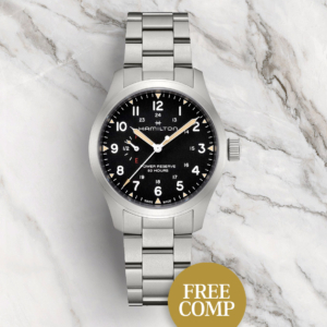 FREE COMP: Hamilton Khaki Field Mechanical 40mm