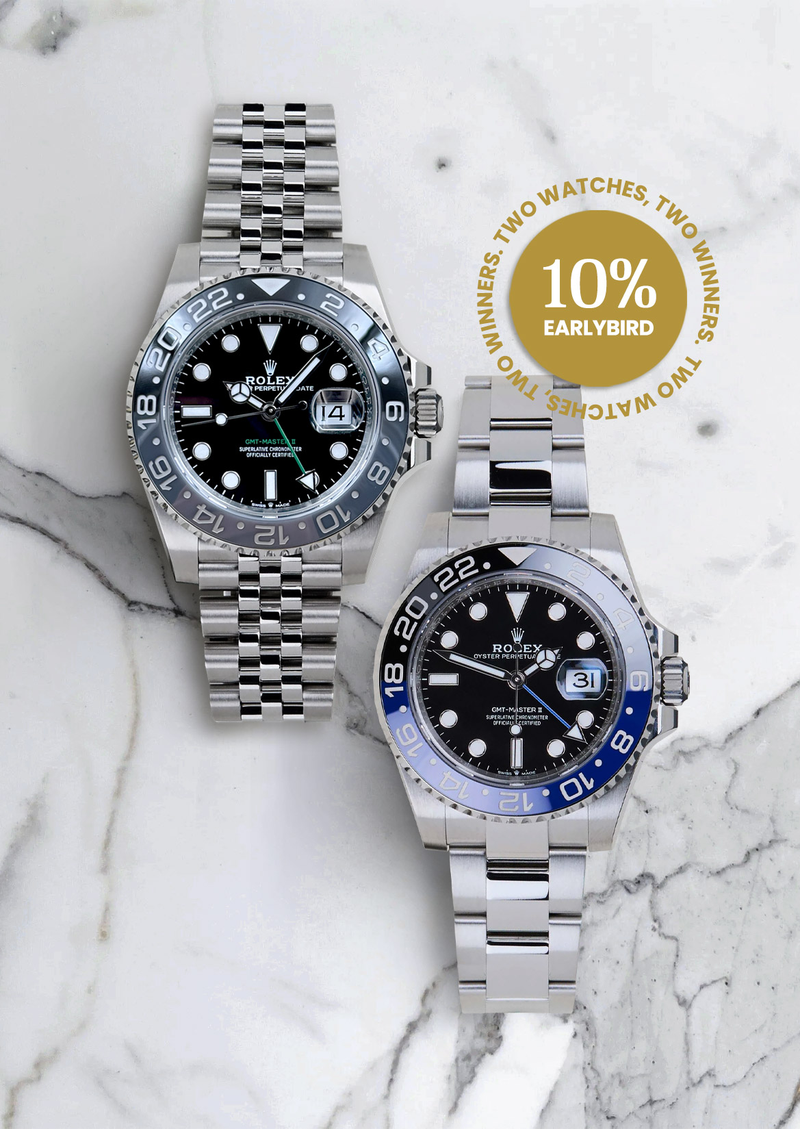 GMT 126710GRNR + 126710BLNR